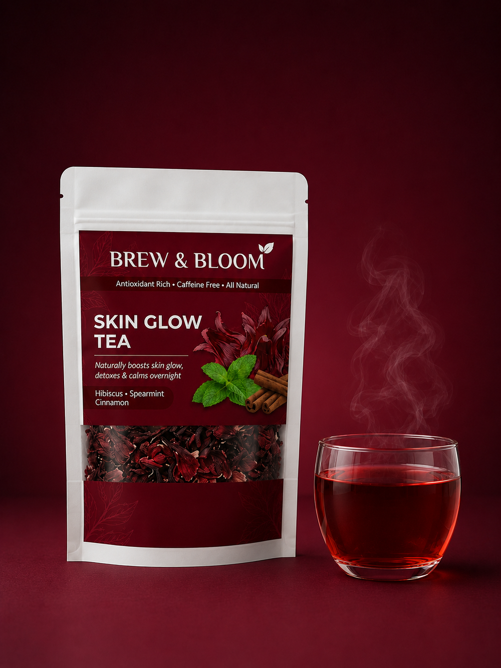 Brewing Skin Glow Tea